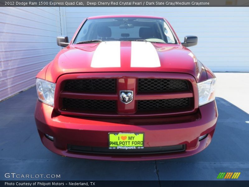 Deep Cherry Red Crystal Pearl / Dark Slate Gray/Medium Graystone 2012 Dodge Ram 1500 Express Quad Cab
