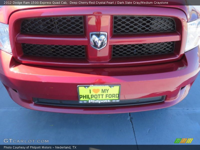 Deep Cherry Red Crystal Pearl / Dark Slate Gray/Medium Graystone 2012 Dodge Ram 1500 Express Quad Cab
