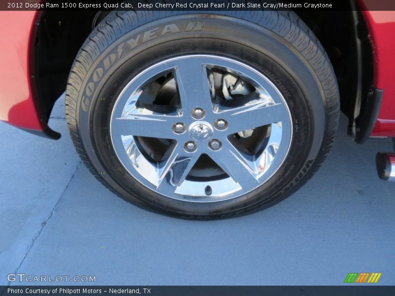 Deep Cherry Red Crystal Pearl / Dark Slate Gray/Medium Graystone 2012 Dodge Ram 1500 Express Quad Cab