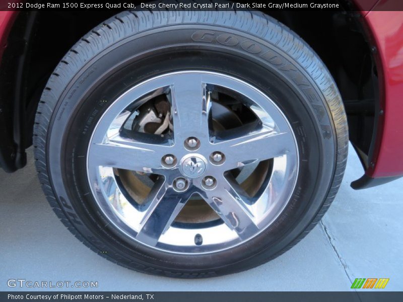 Deep Cherry Red Crystal Pearl / Dark Slate Gray/Medium Graystone 2012 Dodge Ram 1500 Express Quad Cab