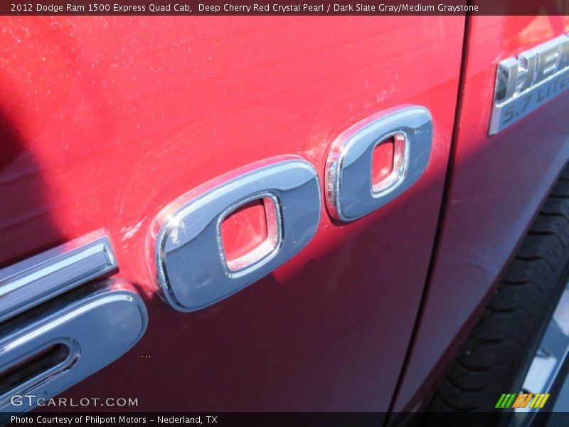 Deep Cherry Red Crystal Pearl / Dark Slate Gray/Medium Graystone 2012 Dodge Ram 1500 Express Quad Cab