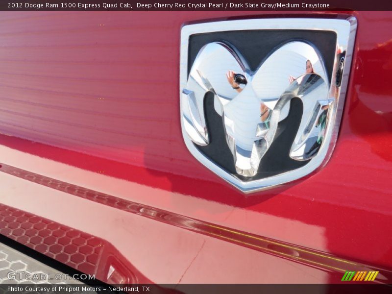 Deep Cherry Red Crystal Pearl / Dark Slate Gray/Medium Graystone 2012 Dodge Ram 1500 Express Quad Cab