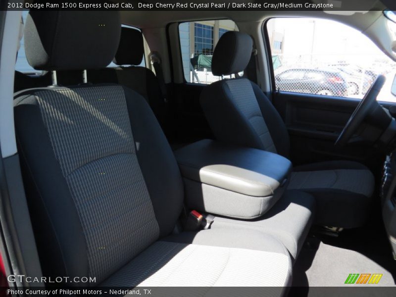Deep Cherry Red Crystal Pearl / Dark Slate Gray/Medium Graystone 2012 Dodge Ram 1500 Express Quad Cab