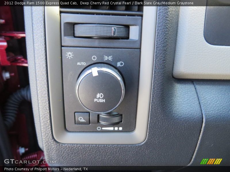 Deep Cherry Red Crystal Pearl / Dark Slate Gray/Medium Graystone 2012 Dodge Ram 1500 Express Quad Cab