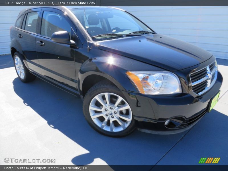 Black / Dark Slate Gray 2012 Dodge Caliber SXT Plus
