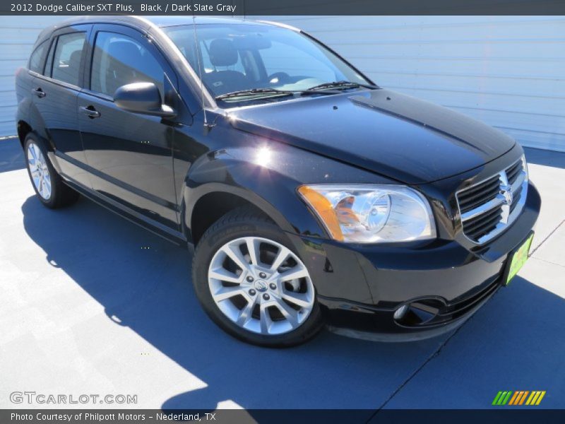 Black / Dark Slate Gray 2012 Dodge Caliber SXT Plus