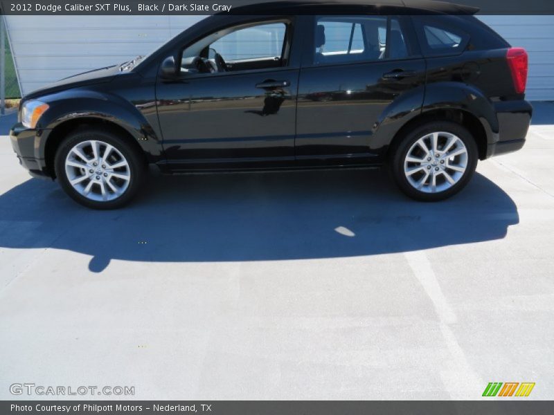 Black / Dark Slate Gray 2012 Dodge Caliber SXT Plus
