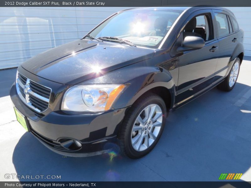 Black / Dark Slate Gray 2012 Dodge Caliber SXT Plus