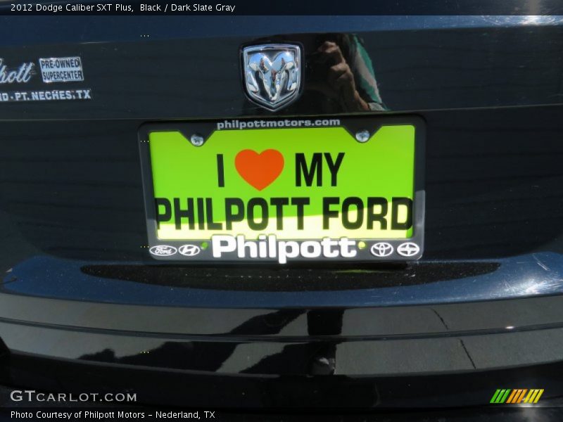 Black / Dark Slate Gray 2012 Dodge Caliber SXT Plus