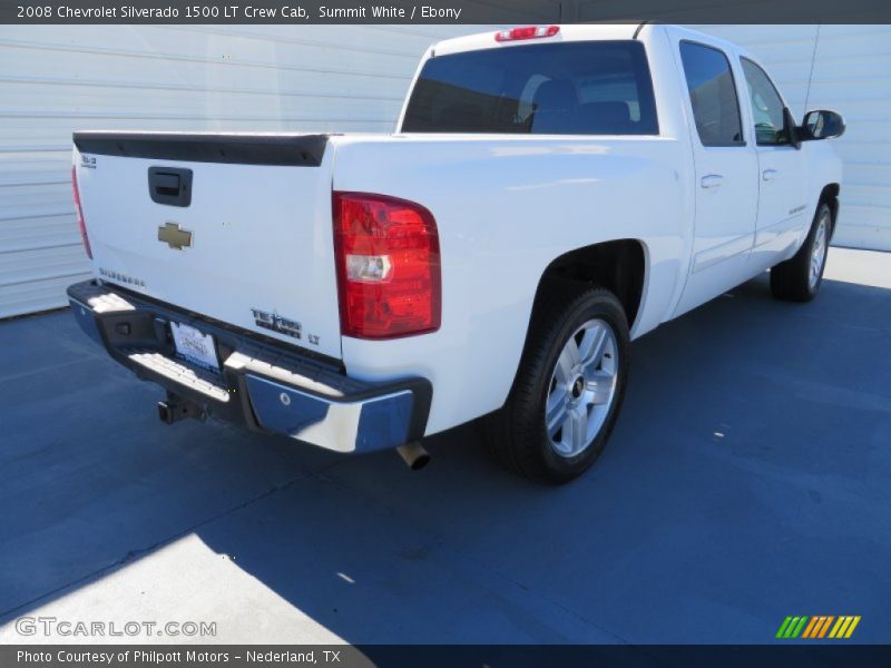 Summit White / Ebony 2008 Chevrolet Silverado 1500 LT Crew Cab