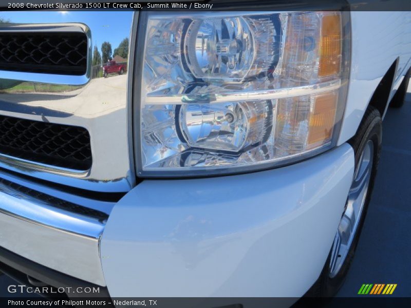 Summit White / Ebony 2008 Chevrolet Silverado 1500 LT Crew Cab