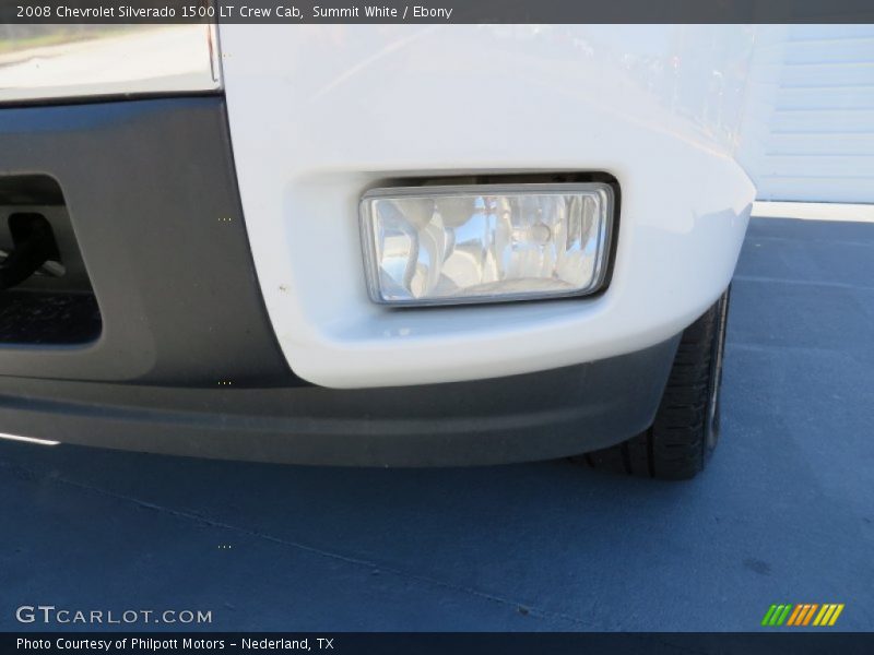 Summit White / Ebony 2008 Chevrolet Silverado 1500 LT Crew Cab