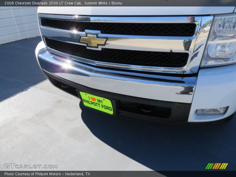 Summit White / Ebony 2008 Chevrolet Silverado 1500 LT Crew Cab