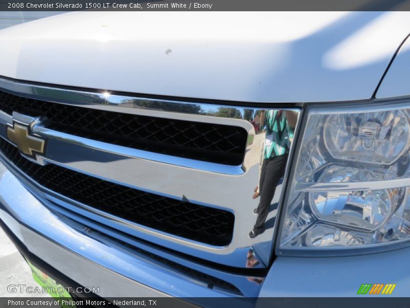Summit White / Ebony 2008 Chevrolet Silverado 1500 LT Crew Cab
