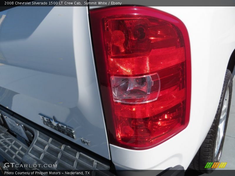 Summit White / Ebony 2008 Chevrolet Silverado 1500 LT Crew Cab