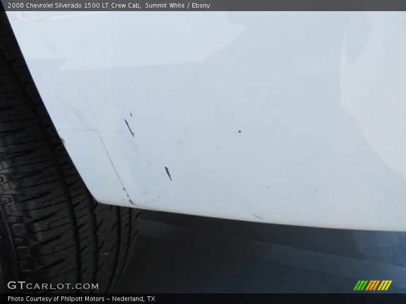 Summit White / Ebony 2008 Chevrolet Silverado 1500 LT Crew Cab