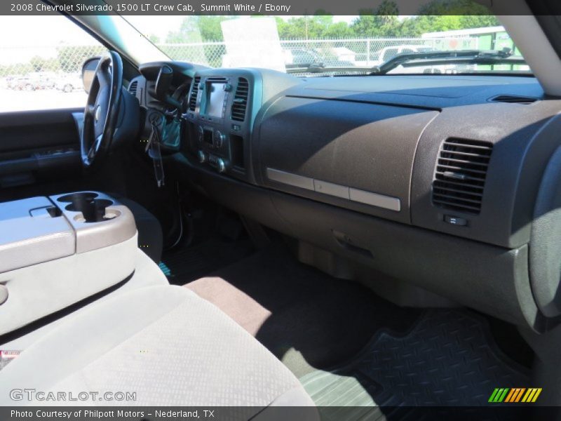 Summit White / Ebony 2008 Chevrolet Silverado 1500 LT Crew Cab