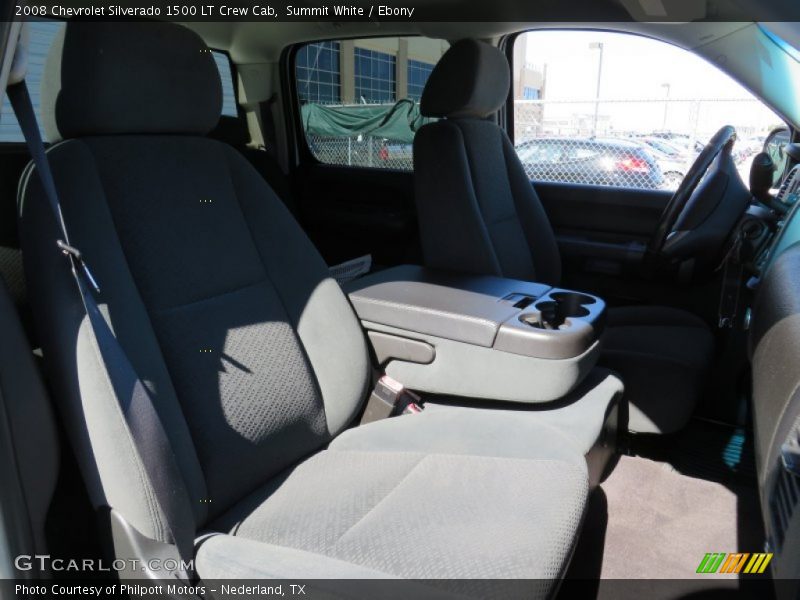 Summit White / Ebony 2008 Chevrolet Silverado 1500 LT Crew Cab