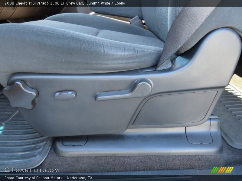 Summit White / Ebony 2008 Chevrolet Silverado 1500 LT Crew Cab