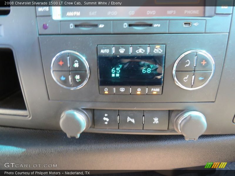 Summit White / Ebony 2008 Chevrolet Silverado 1500 LT Crew Cab