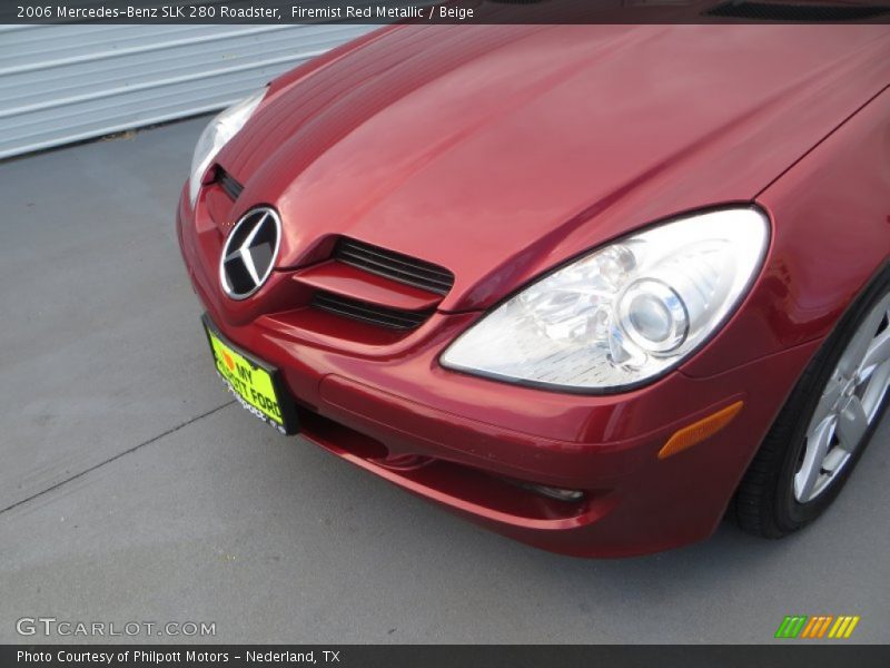 Firemist Red Metallic / Beige 2006 Mercedes-Benz SLK 280 Roadster