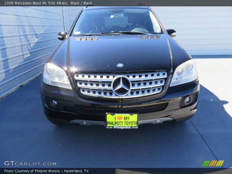 Black / Black 2006 Mercedes-Benz ML 500 4Matic