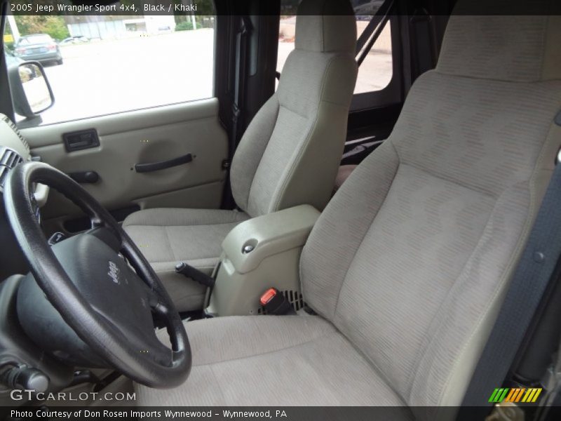 Black / Khaki 2005 Jeep Wrangler Sport 4x4