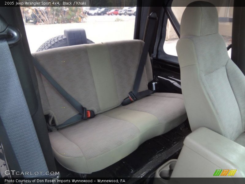 Black / Khaki 2005 Jeep Wrangler Sport 4x4