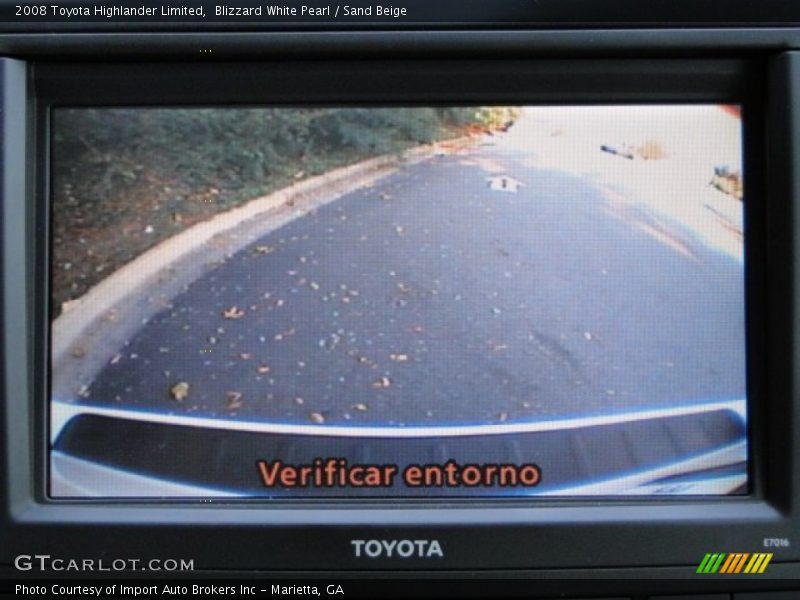 Blizzard White Pearl / Sand Beige 2008 Toyota Highlander Limited