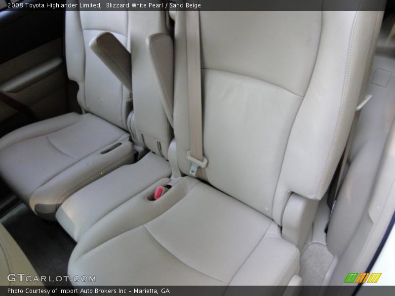 Blizzard White Pearl / Sand Beige 2008 Toyota Highlander Limited
