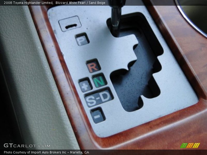 Blizzard White Pearl / Sand Beige 2008 Toyota Highlander Limited