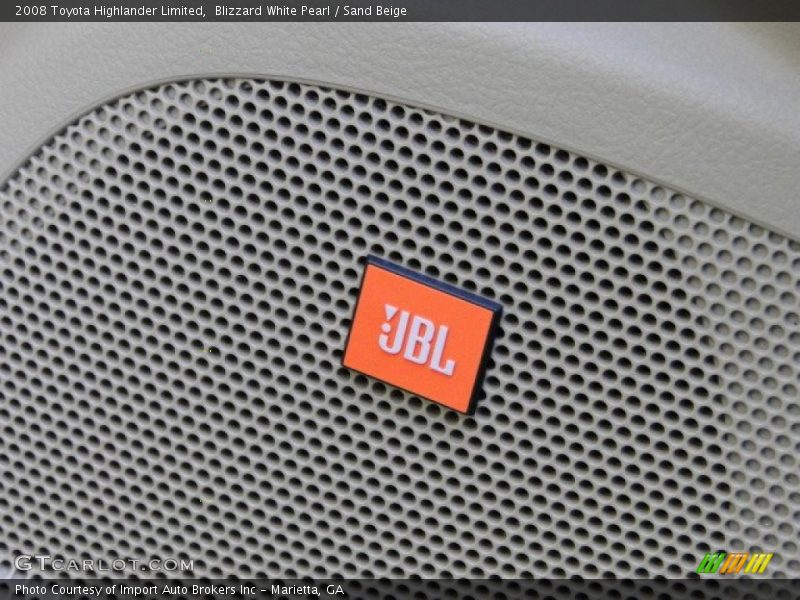 Blizzard White Pearl / Sand Beige 2008 Toyota Highlander Limited