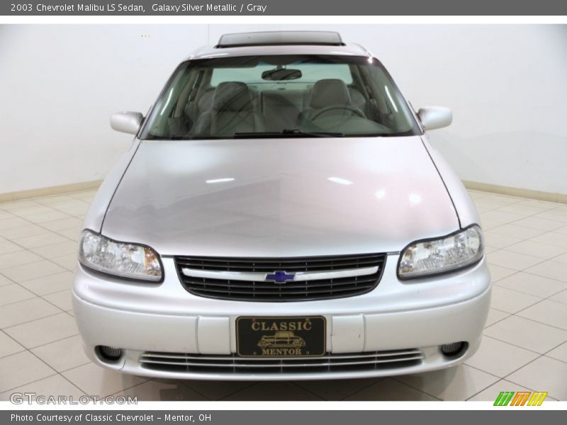 Galaxy Silver Metallic / Gray 2003 Chevrolet Malibu LS Sedan