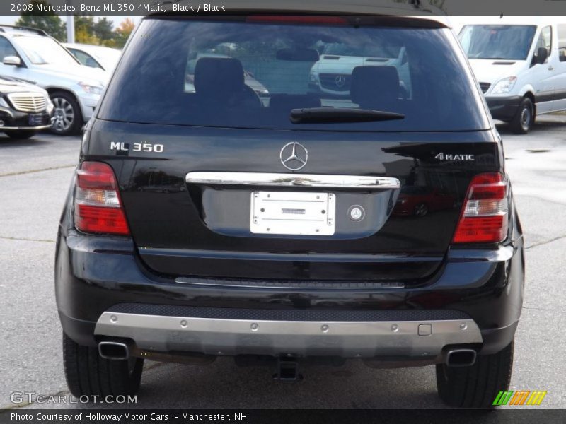 Black / Black 2008 Mercedes-Benz ML 350 4Matic