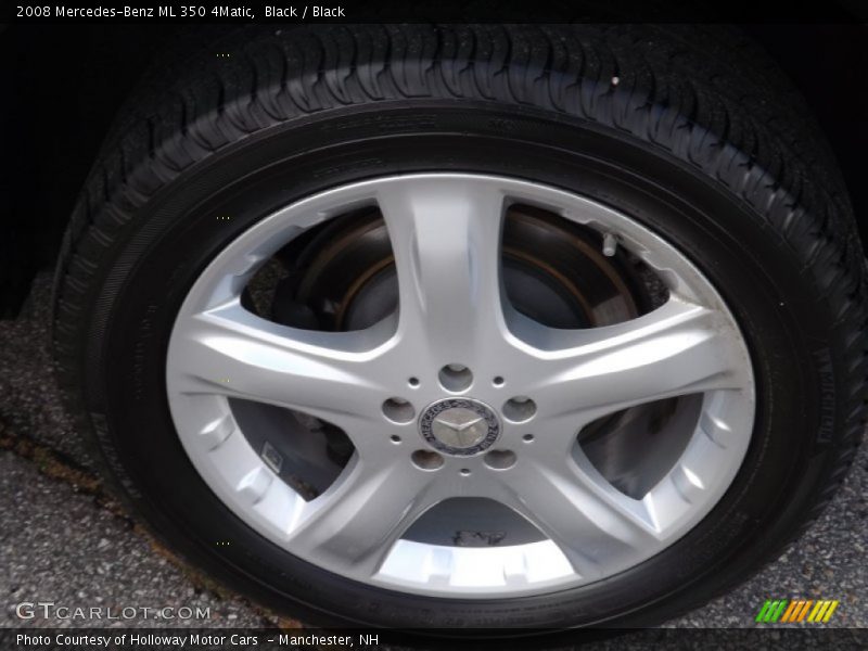 Black / Black 2008 Mercedes-Benz ML 350 4Matic