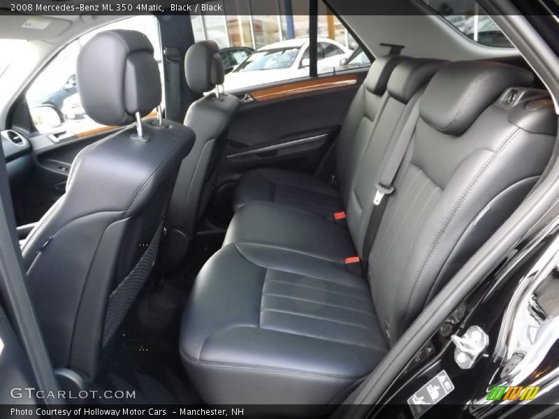 Black / Black 2008 Mercedes-Benz ML 350 4Matic