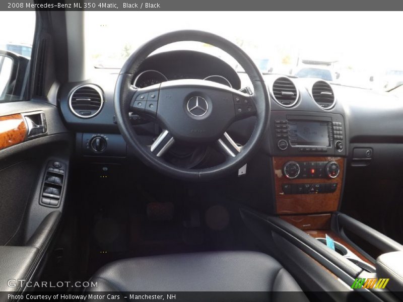 Black / Black 2008 Mercedes-Benz ML 350 4Matic