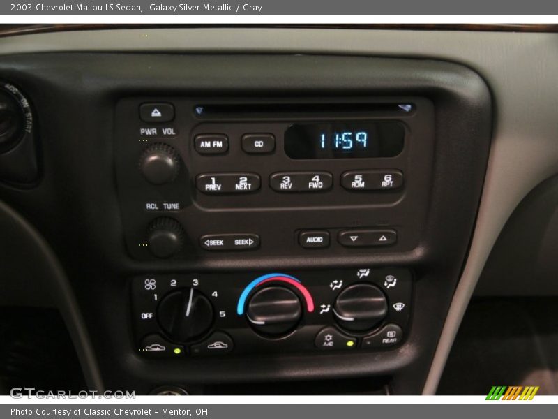 Controls of 2003 Malibu LS Sedan