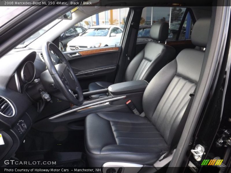 Black / Black 2008 Mercedes-Benz ML 350 4Matic