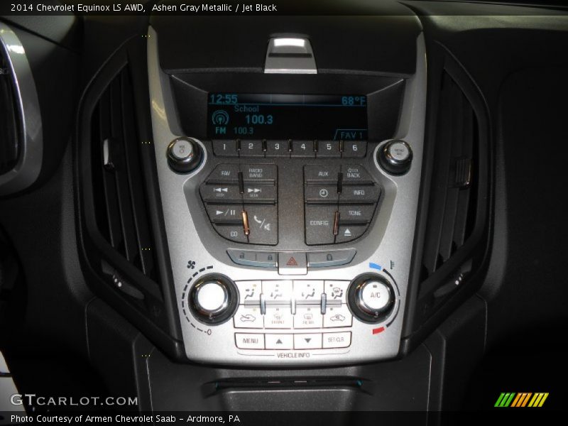 Ashen Gray Metallic / Jet Black 2014 Chevrolet Equinox LS AWD