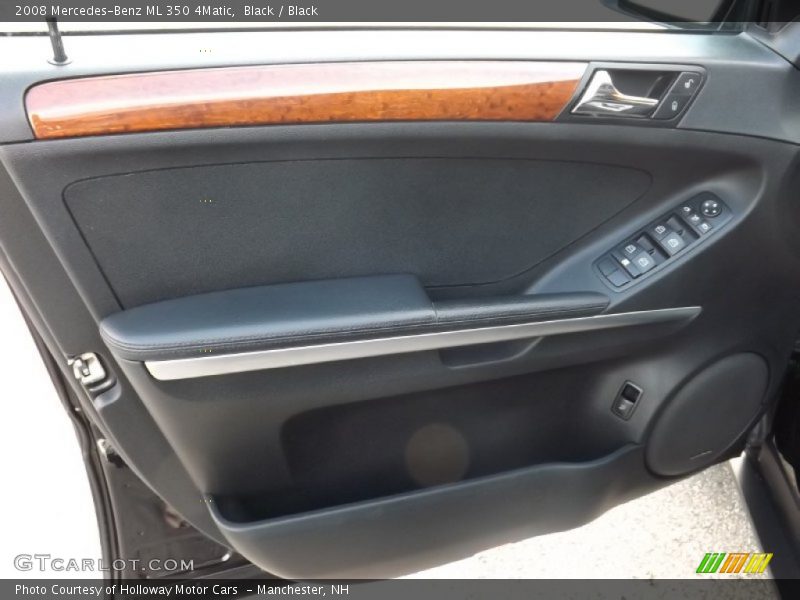 Black / Black 2008 Mercedes-Benz ML 350 4Matic