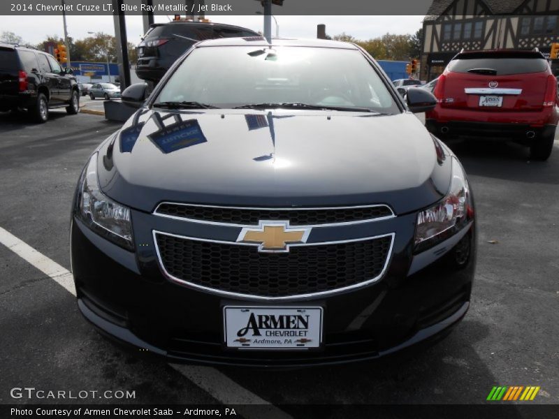 Blue Ray Metallic / Jet Black 2014 Chevrolet Cruze LT