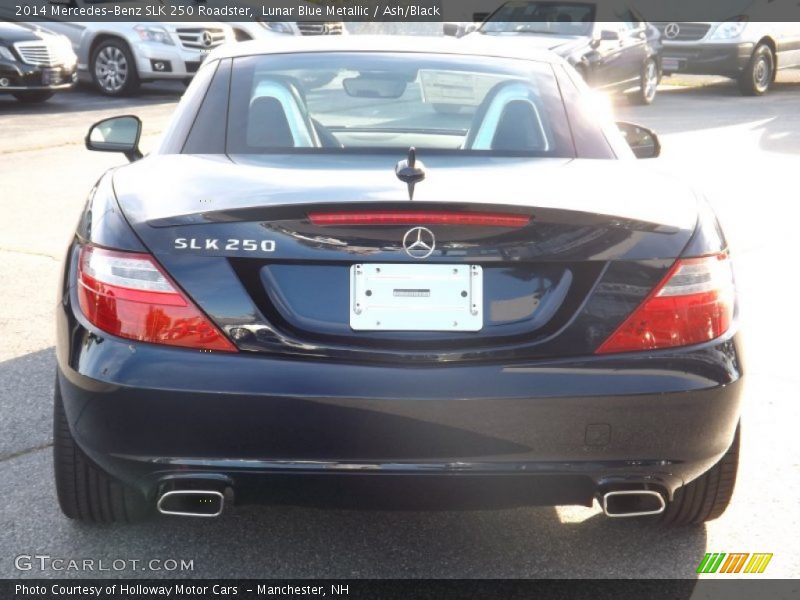 Lunar Blue Metallic / Ash/Black 2014 Mercedes-Benz SLK 250 Roadster
