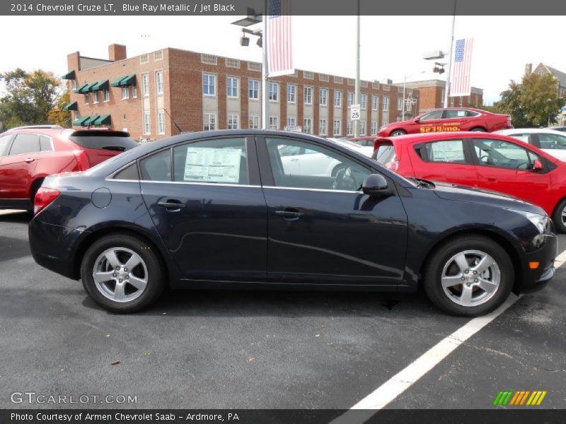 Blue Ray Metallic / Jet Black 2014 Chevrolet Cruze LT