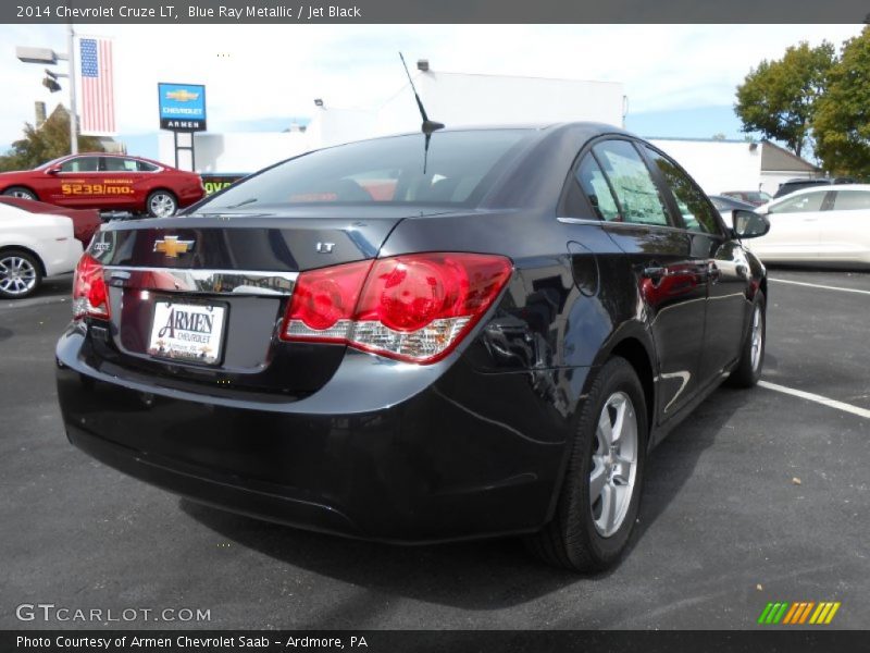 Blue Ray Metallic / Jet Black 2014 Chevrolet Cruze LT