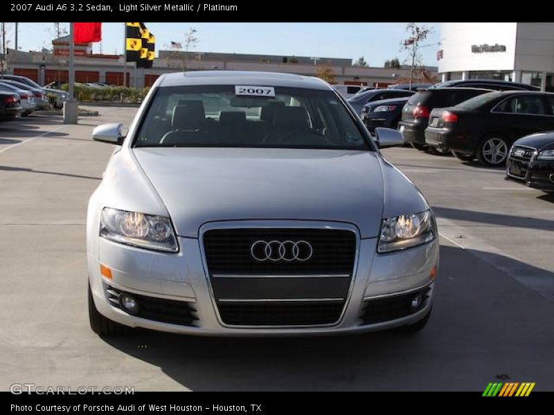 Light Silver Metallic / Platinum 2007 Audi A6 3.2 Sedan