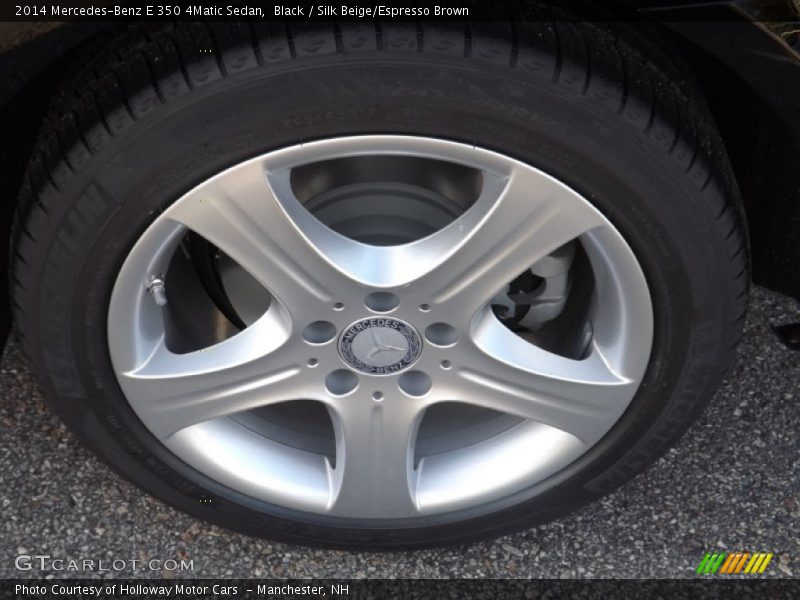 Black / Silk Beige/Espresso Brown 2014 Mercedes-Benz E 350 4Matic Sedan