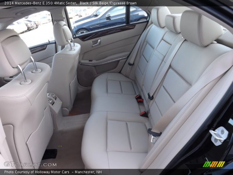 Black / Silk Beige/Espresso Brown 2014 Mercedes-Benz E 350 4Matic Sedan