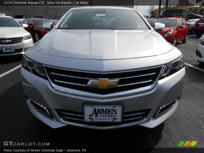 Silver Ice Metallic / Jet Black 2014 Chevrolet Impala LTZ