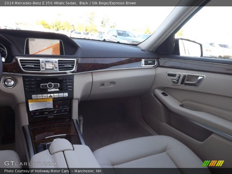 Black / Silk Beige/Espresso Brown 2014 Mercedes-Benz E 350 4Matic Sedan